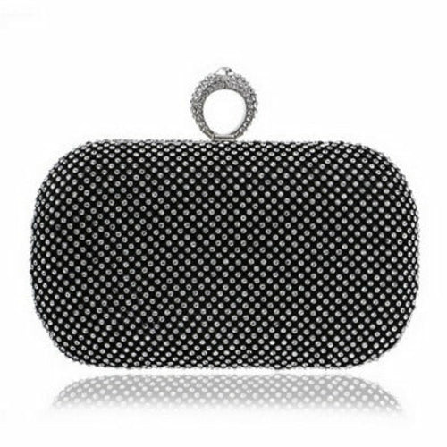 Evening Clutch Bags Diamond-Studded Evening Bag With Chain Shoulder